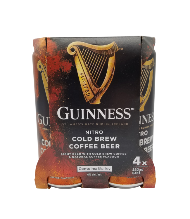 Guinness Nitro Cold Brew Coffee Stout 4-Pack