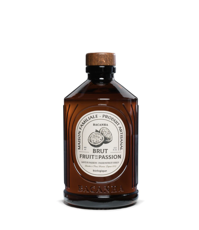 Maison Familiale Bacanha Passion Fruit Organic Cocktail Syrup 400ml