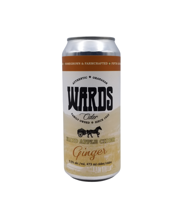 Wards Ginger Apple Cider 473ml