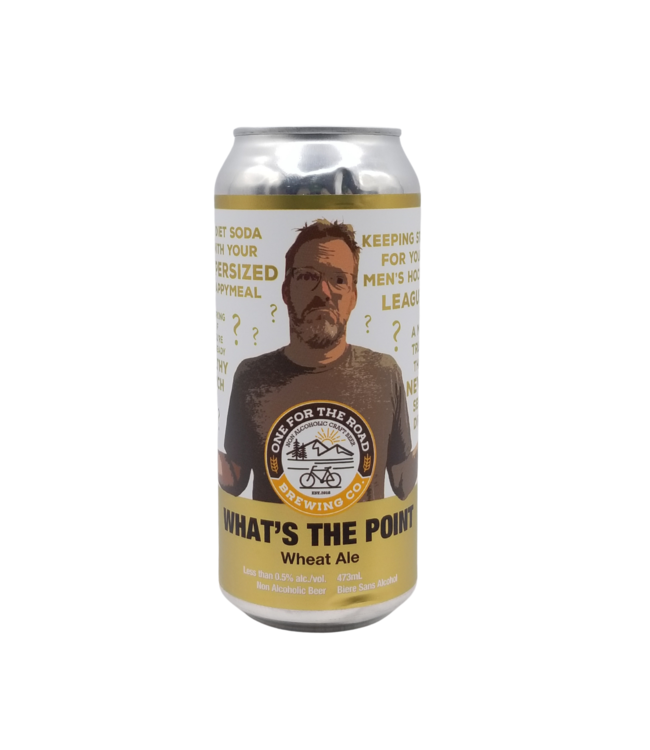 One for the Road What's the Point Non-Alcoholic Wheat Ale 473ml