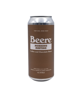 Beere Brewing Co. Beere Brewing Co. Morning Meeting Coffee & Chocolate Stout 473ml