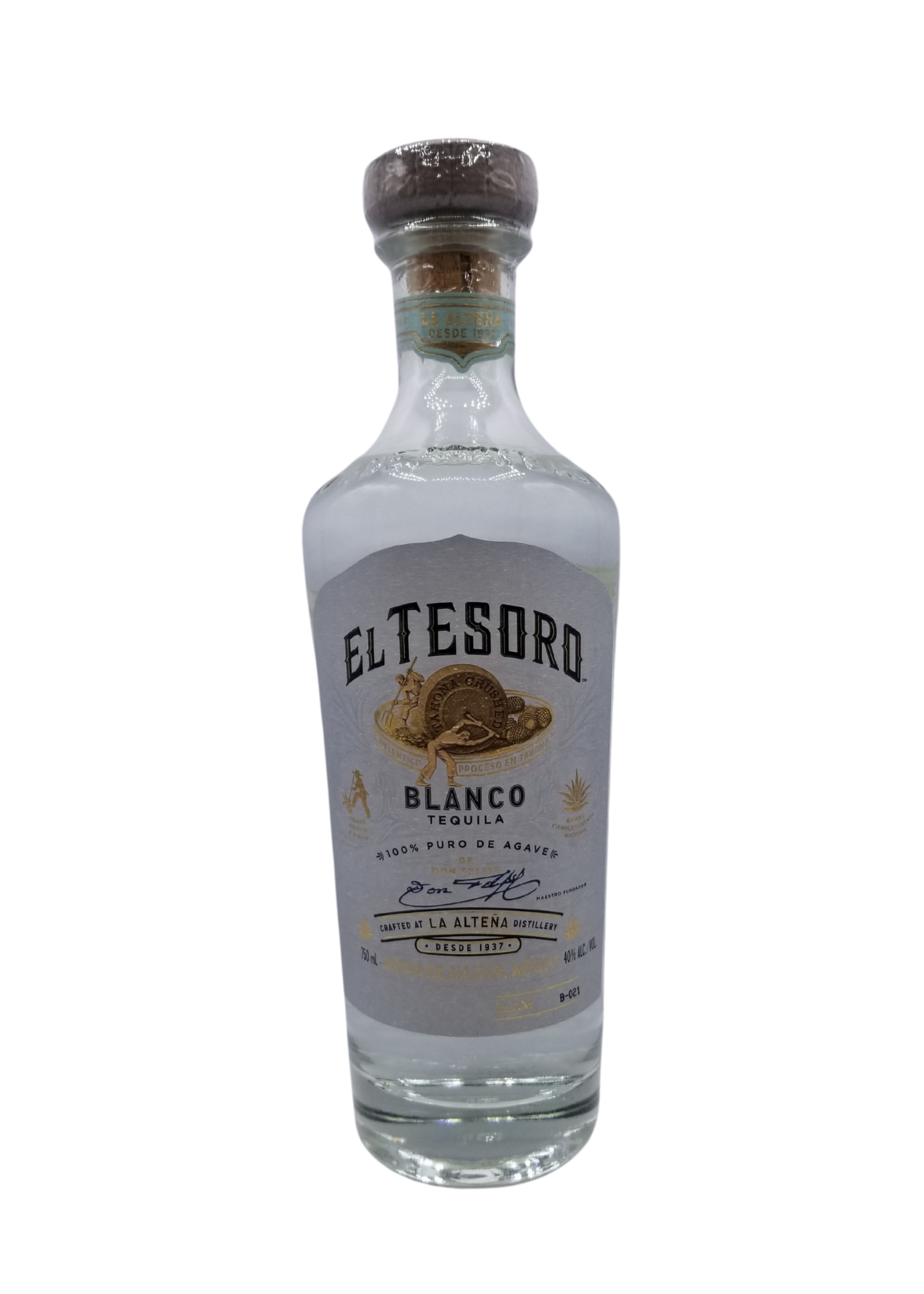 El Tesoro El Tesoro Plata Blanco Tequila 750ml