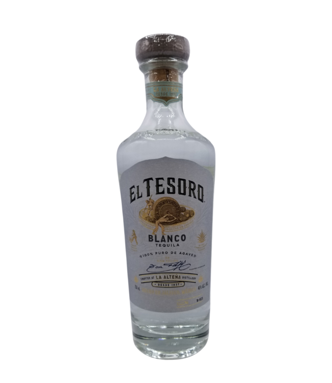 El Tesoro Plata Blanco Tequila 750ml