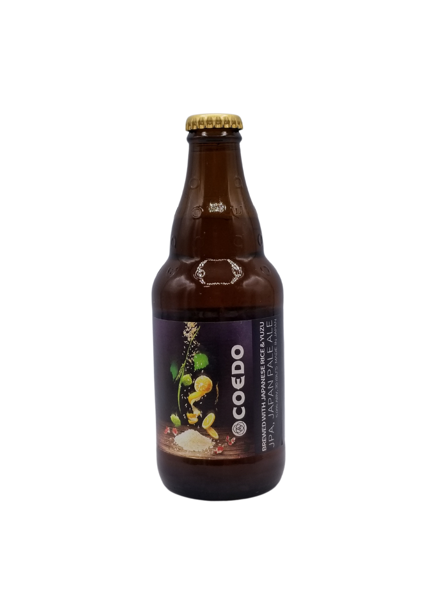 Coedeo Brewery Kyodo Shoji Coedo Brewery Yuzu Japanese Pale Ale 333ml