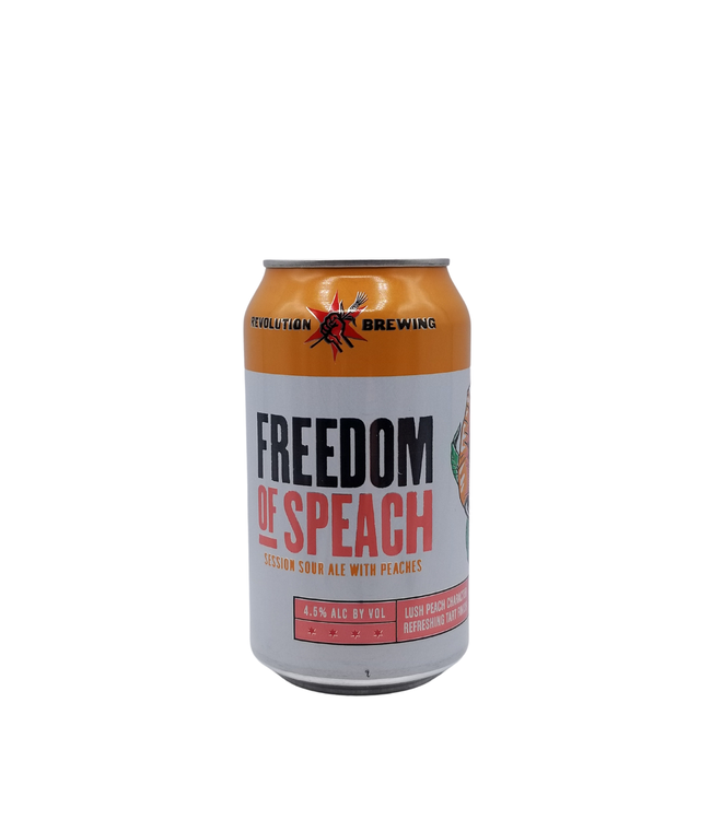 Revolution Brewing Freedom of Speach Peach Sour 355ml