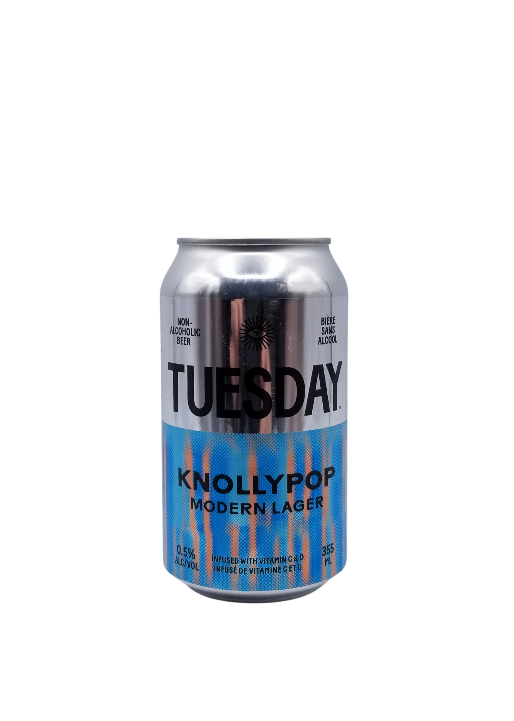 Tuesday Brewing Tuesday Brewing Knollypop Modern Non-Alcoholic Lager 355ml