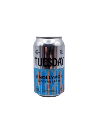 Tuesday Brewing Tuesday Brewing Knollypop Modern Non Alcohol Lager 355ml