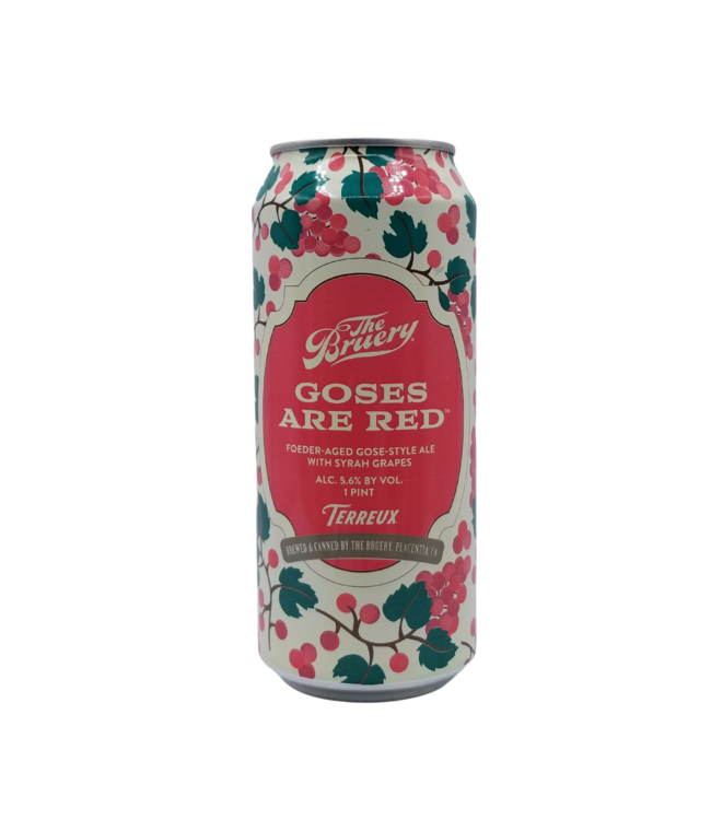 The Bruery Terreux Goses are Red Fruited Gose 473ml