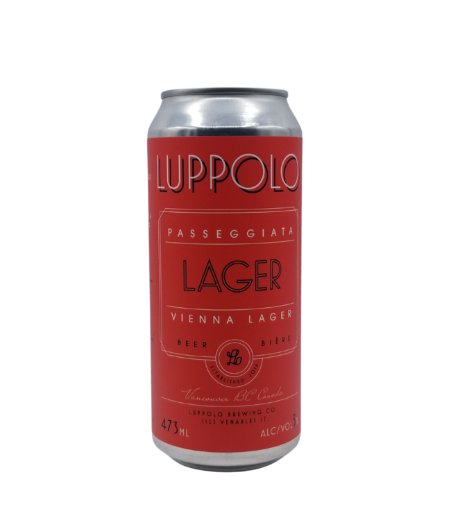 Luppolo Brewing Co. Passeggiata Vienna Lager 473ml