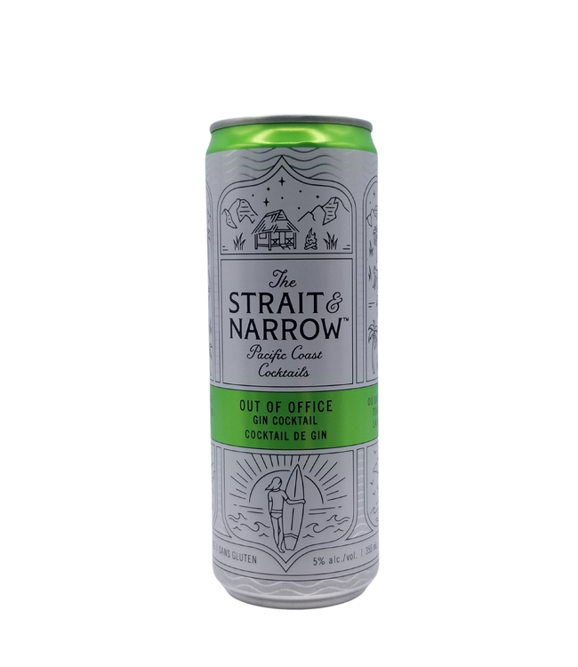 Strait & Narrow Out of Office Gin Cocktail 355ml