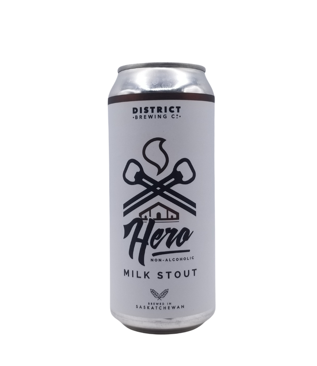District Brewing Hero Non-Alcoholic Stout 473ml