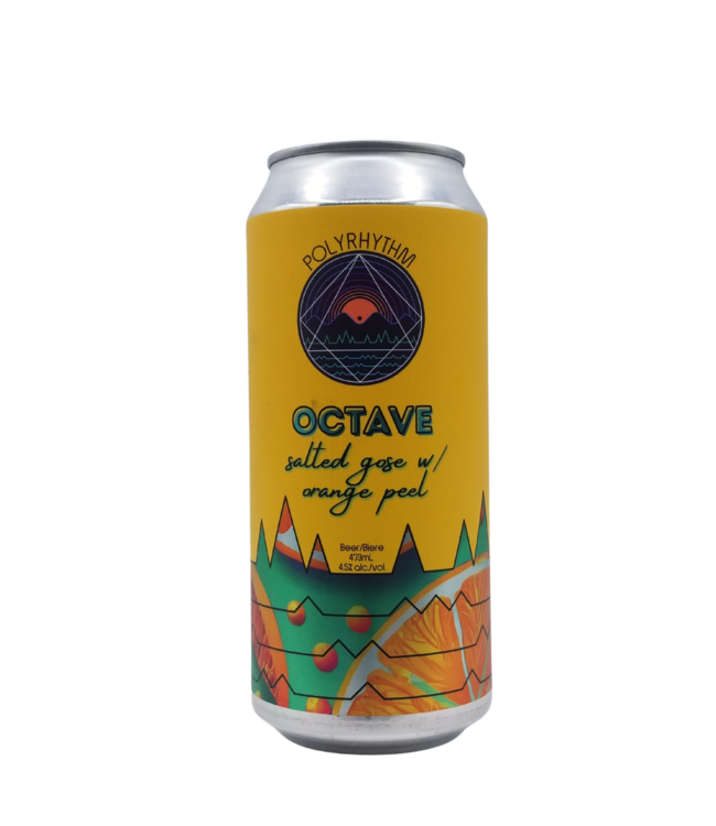 Polyrhythm Brewing Octave Salted Gose with Orange Peel Sour 473ml