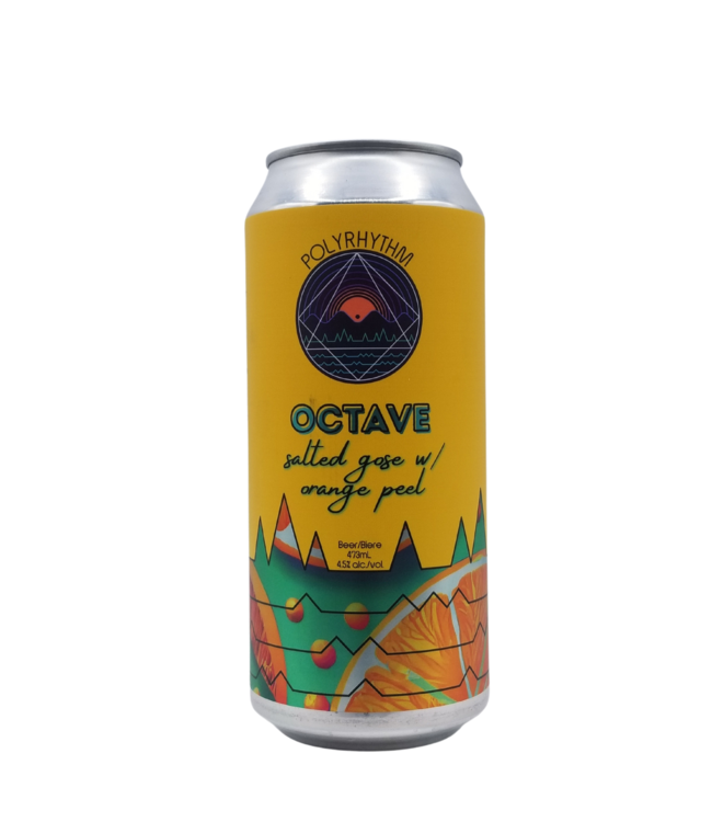 Polyrythm Brewing Octave Salted Gose with Orange Peel Sour 473ml
