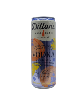 Dillons Small Batch Distillers Dillon's Distillery Blueberry, Peach & Lemon Vodka Cocktail 355ml