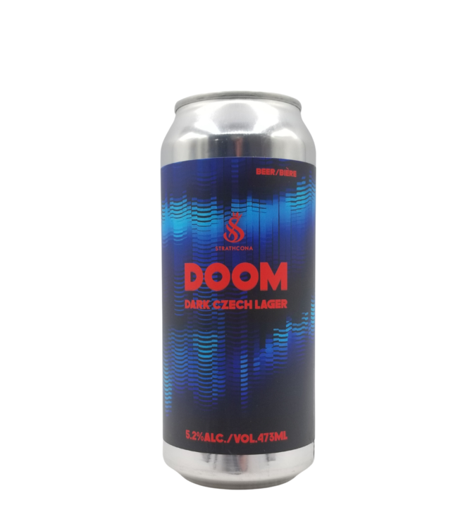 Strathcona Beer Co. Doom Czech Dark Lager 473ml