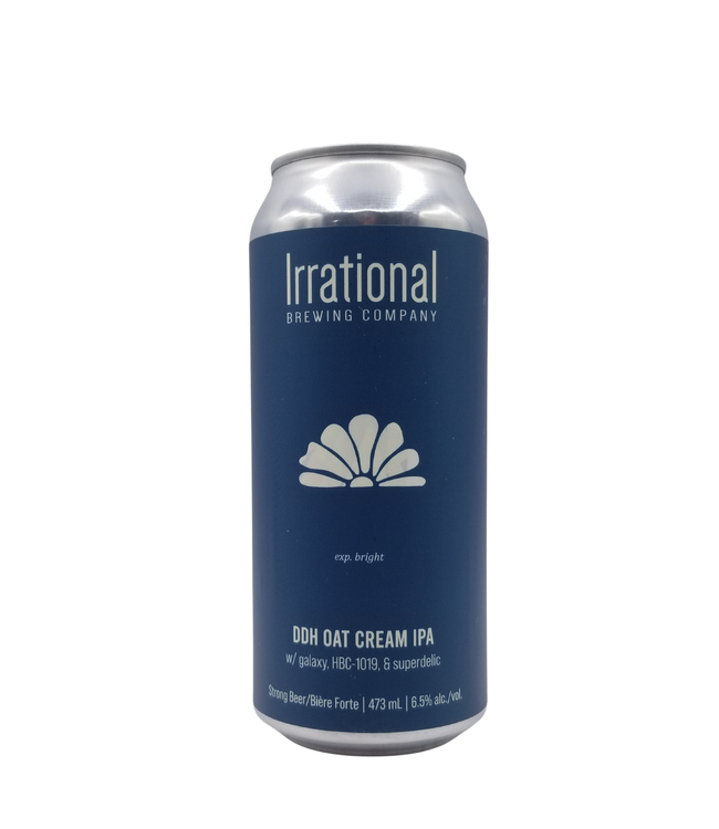 Irrational Brewing Exp. Bright: DDH Oat Cream IPA 473ml