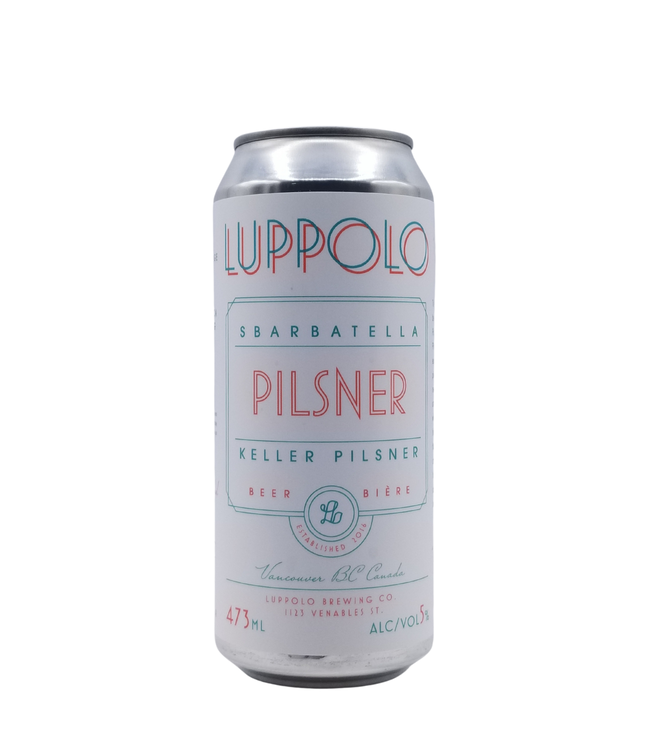 Luppolo Brewing Company Sbarbatella Keller Pilsner 473ml