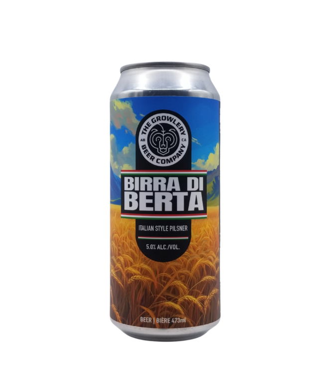 The Growlery Beer Co. Birra Di berta Italian Pilsner 473ml