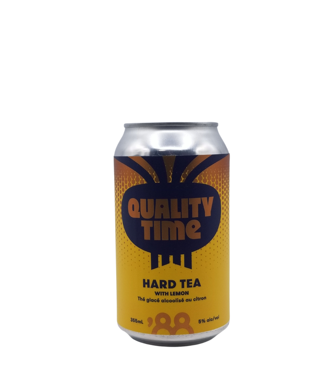 Eighty Eight Brewing Qaulity Time Hard Tea with Lemon 355ml
