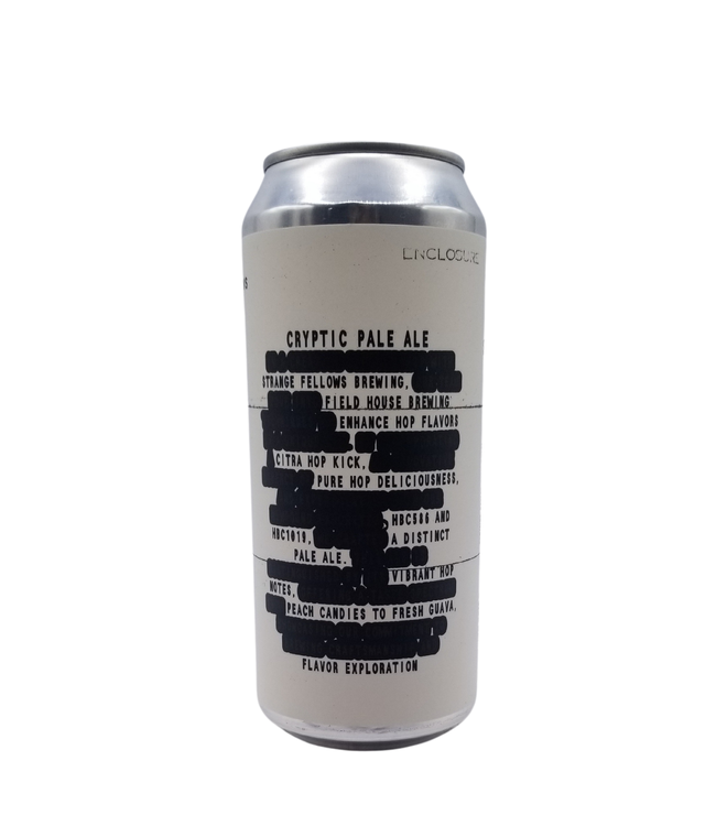 Field House / Stange Fellows Collab: Cryptic Pale Ale 473ml