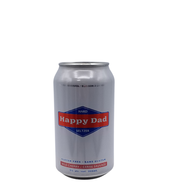 Happy Dad Wild Cherry Hard Seltzer 355ml
