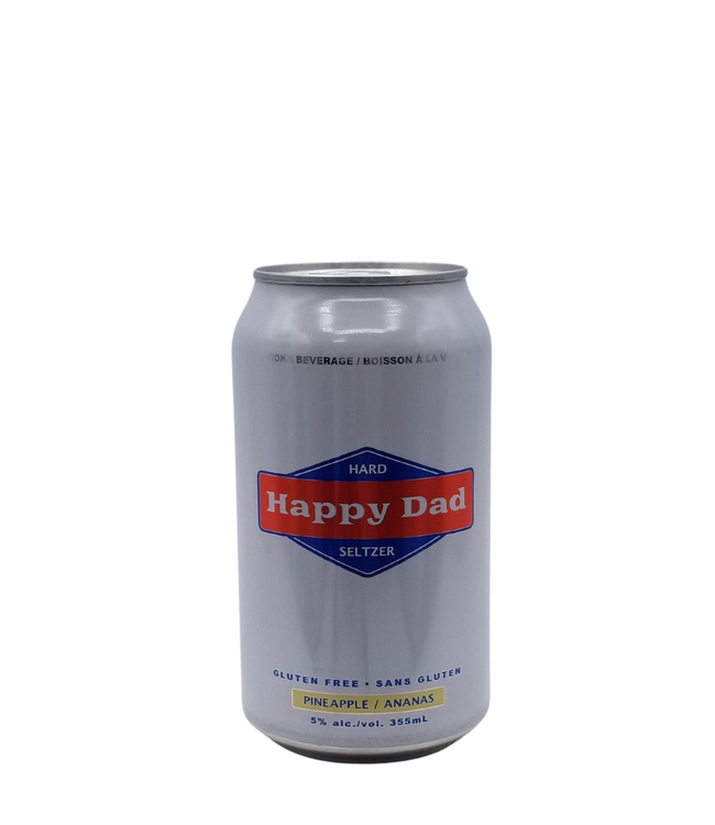Happy Dad Pineapple Hard Seltzer 355ml