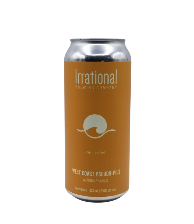 Irrational Brewing Exp. Transient: West Coast Pseudo Pilsner 473ml