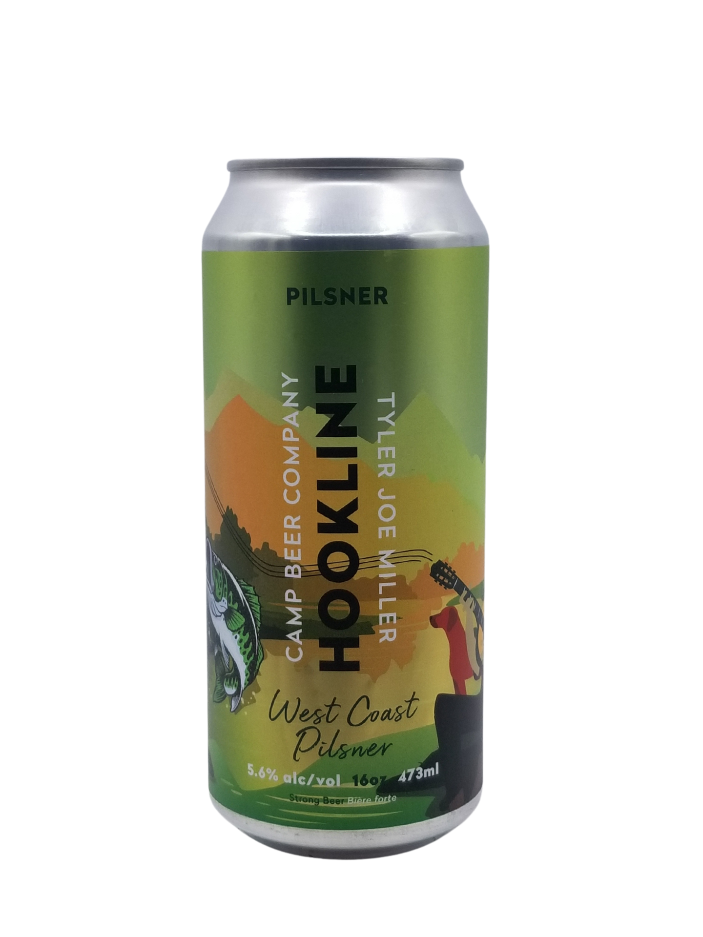 Camp Beer Co. Hookline West Coast Pilsner 473ml The Alberta Beer Exchange