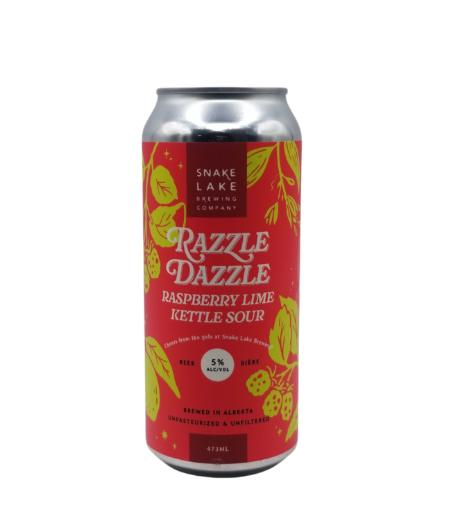 Snake Lake Brewing Razzle Dazzle Raspberry Lime Sour 473ml