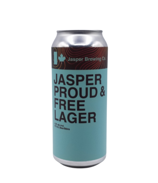 Jasper Brewing Jasper Brewing Proud & Free Lager 473ml