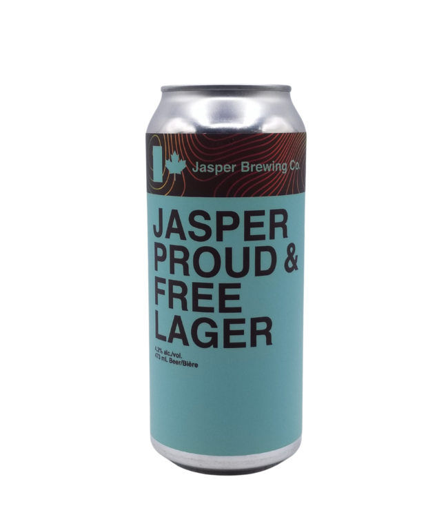 Jasper Brewing Proud & Free Lager 473ml