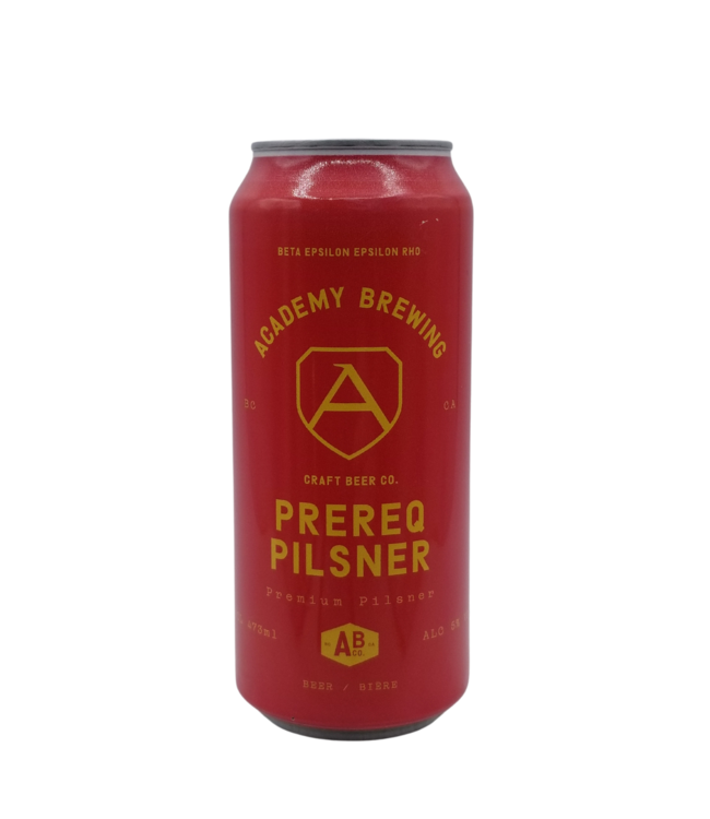 Academy Brewing Co. Prereq Pilsner 473ml