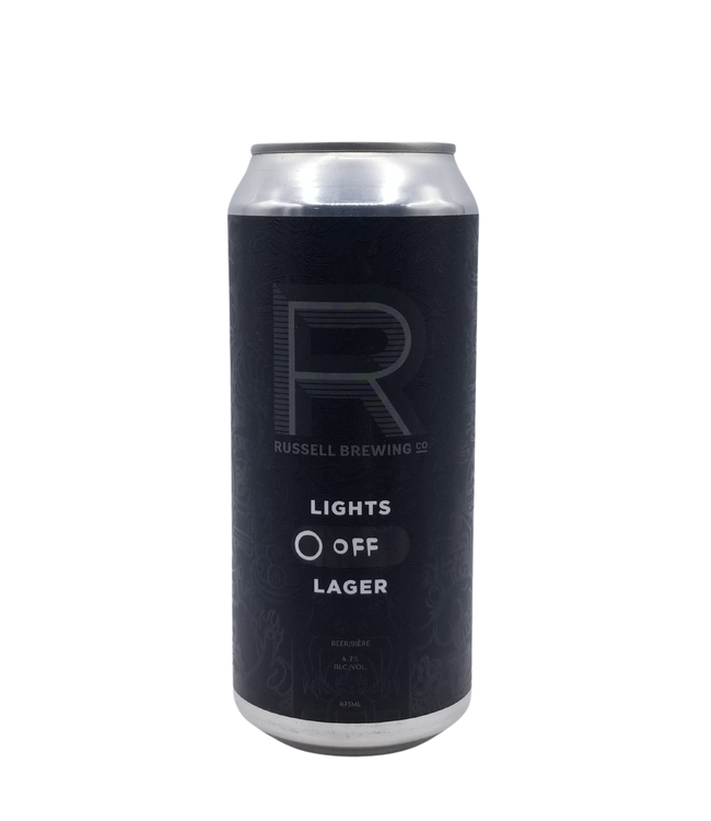 Russell Brewing Co. Lights Off Lager 473ml