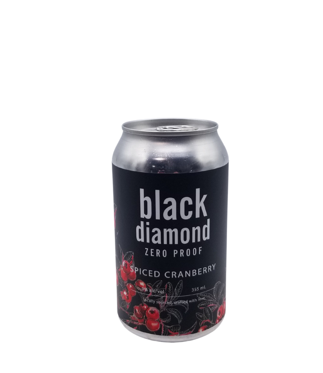 Black Diamond Distillery Non-Alc Spiced Cranberry 355ml