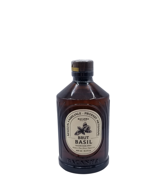 Maison Familiale Bacanha Basil Organic Cocktail Syrup 400ml
