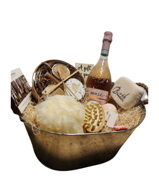 Bath & Wine Bubbles Gift Basket