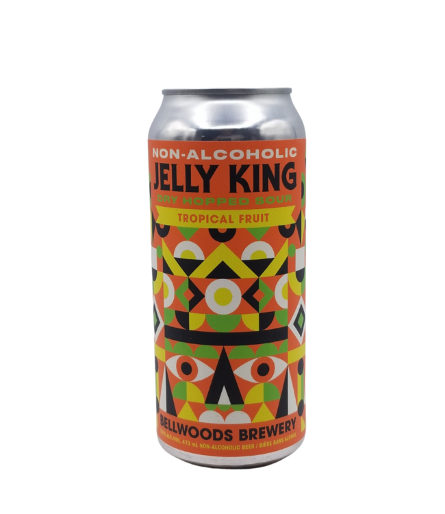 Bellwoods Brewery Tropical Fruit Jelly King Non-Alcoholic Sour 473ml