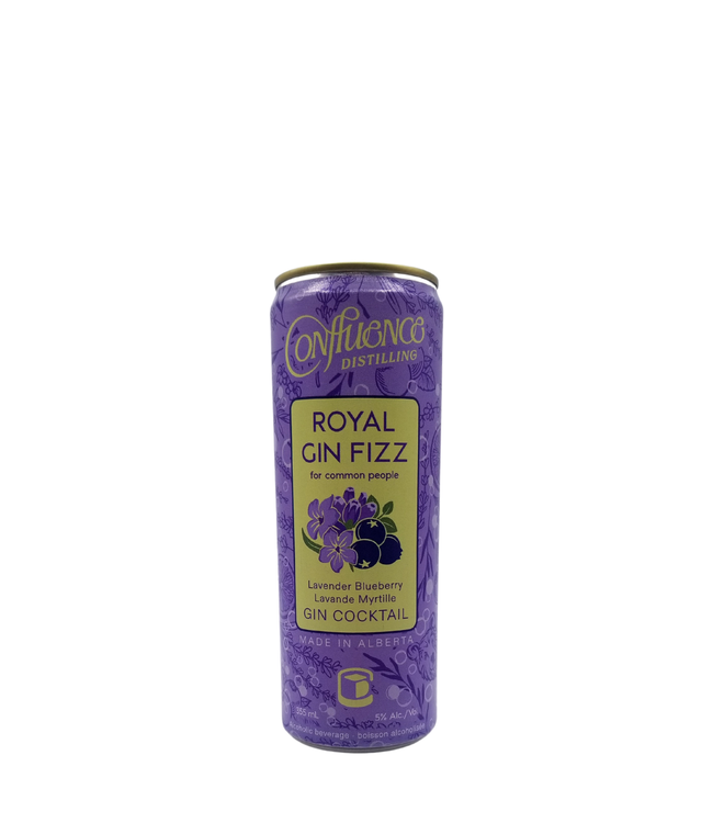 Confluence Distilling Royal Gin Fizz Cocktail 355ml