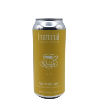 Irrational Brewing Irrational Brewing EXP. Ocha Grapefruit Rice Pseudo Lager 473ml