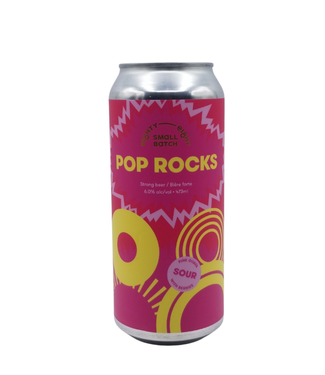 Eighty Eight Brewing Co. Pop Rocks Pink Guava Sour 473ml