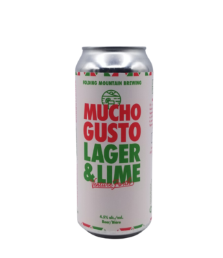 Folding Mountain Mucho Gusto Lager & Lime 473ml