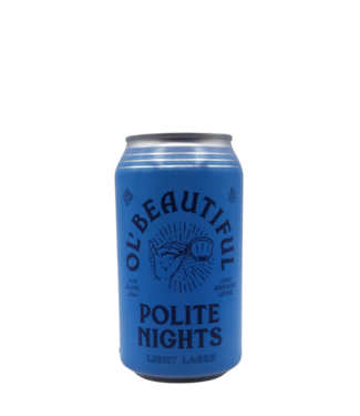 Ol' Beautiful Brewing Polite Nights Light Lager 355ml