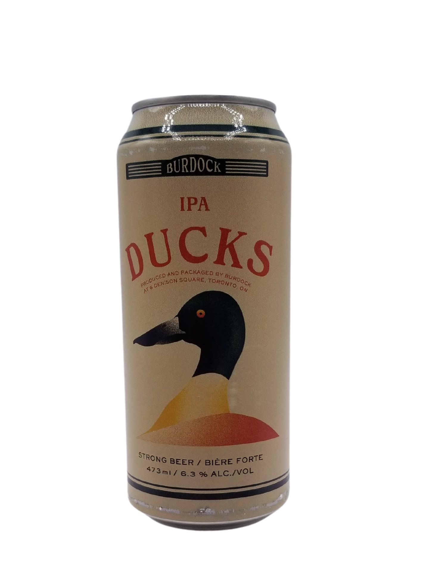 Burdock Brewery Ducks Double Dry Hopped Hazy IPA 473ml The Alberta