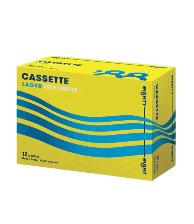 Eighty Eight Brewing Co. Cassette Lager 12 Pack