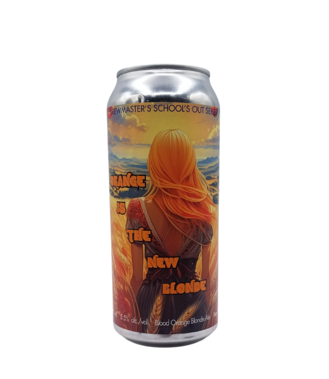 Olds College Brewery Orange is the New Blonde Blood Orange Ale 473ml