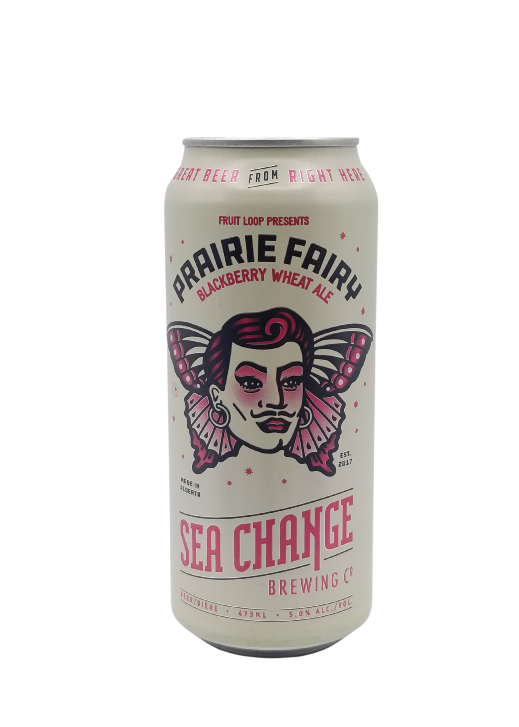 Sea Change Brewing Company Sea Change Brewing Prairie Fairy Blackberry Wheat Ale 473ml