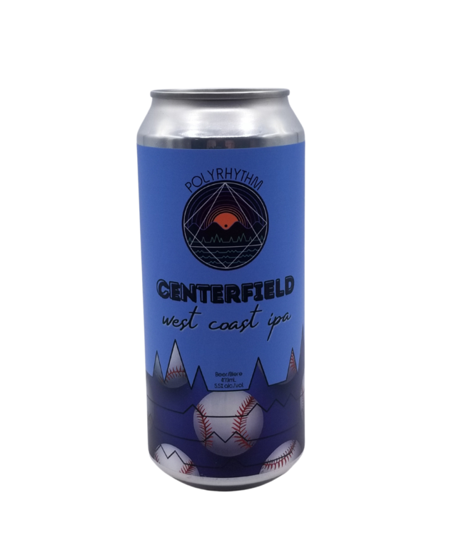 Polyrhythm Brewing Centerfield West Coast IPA 473ml