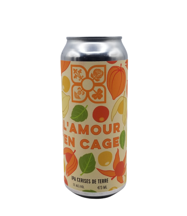 Microbrasserie 4 Origines L''amour En Cage Fruited IPA 473ml