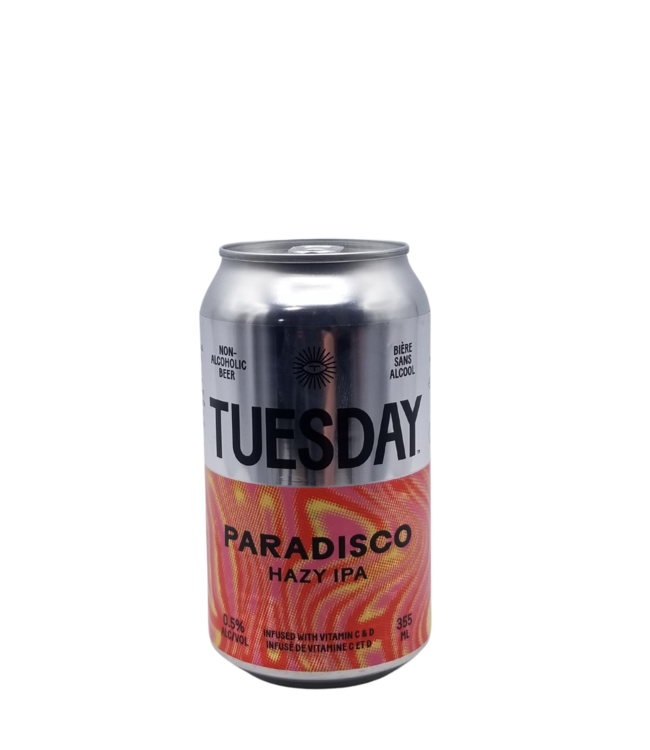 Tuesday Brewing Paradisco Non Alcohol Hazy IPA 355ml