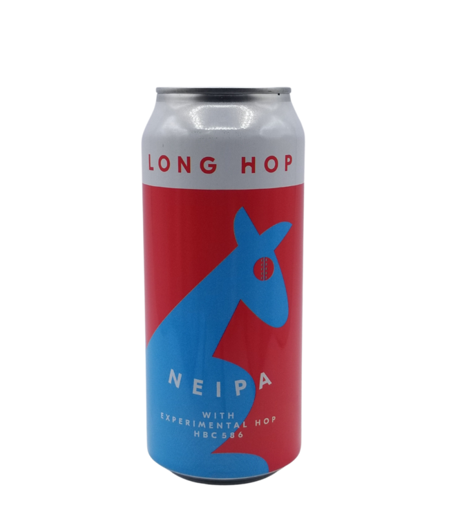 Long Hop Brewing NEIPA with Experimental Hop HBC 586 473ml